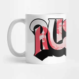 Rush Red & White Mug